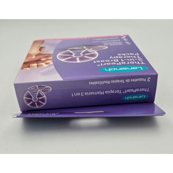 Lansinoh Therapearl 3-in-1 Breast Therapy Packs 2 Reusable Packs and Soft Covers - Picture 5 of 7